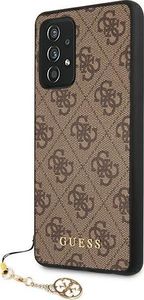 Guess Guess GUHCA72GF4GBR A725 A72 brązowy/brown hard case 4G Charms Collection 2