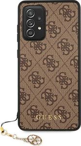 Guess Guess GUHCA72GF4GBR A725 A72 brązowy/brown hard case 4G Charms Collection 3