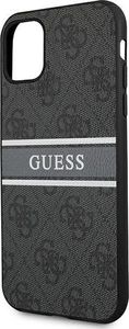 Guess Guess GUHCN614GDGR iPhone 11 6,1" szary/grey hardcase 4G Stripe 6