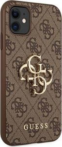 Guess Guess GUHCN614GMGBR iPhone 11 6,1 brązowy/brown hardcase 4G Big Metal Logo 4
