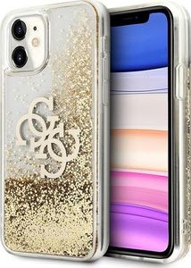 Guess Guess GUHCN61LG4GGO iPhone 11 6,1" złoty/gold hardcase 4G Big Liquid Glitter 1