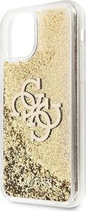 Guess Guess GUHCN61LG4GGO iPhone 11 6,1" złoty/gold hardcase 4G Big Liquid Glitter 3