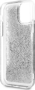 Guess Guess GUHCN61LG4GSI iPhone 11 6,1" srebrny/silver hardcase 4G Big Liquid Glitter 4