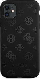 Guess Guess GUHCN61LSPEBK iPhone 11 6,1" czarny/black hard case Peony Collection 3