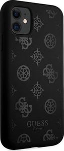 Guess Guess GUHCN61LSPEBK iPhone 11 6,1" czarny/black hard case Peony Collection 4
