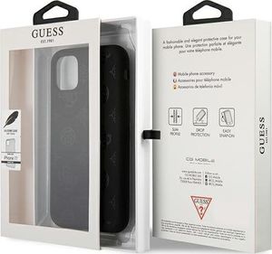 Guess Guess GUHCN61LSPEBK iPhone 11 6,1" czarny/black hard case Peony Collection 8