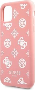 Guess Guess GUHCN61LSPEWPI iPhone 11 6,1" różowy/pink hard case Peony Collection 6