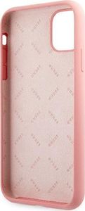 Guess Guess GUHCN61LSPEWPI iPhone 11 6,1" różowy/pink hard case Peony Collection 7