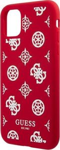 Guess Guess GUHCN61LSPEWRE iPhone 11 6,1" czerwony/red hard case Peony Collection 5