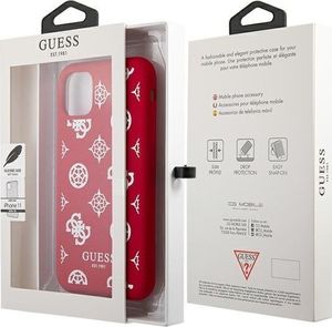 Guess Guess GUHCN61LSPEWRE iPhone 11 6,1" czerwony/red hard case Peony Collection 7