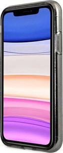 Guess Guess GUHCN61PCUGL4GBK iPhone 11 6,1" czarny/black hard case Glitter 4G Big Logo 5