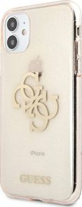 Guess Guess GUHCN61PCUGL4GGO iPhone 11 6,1" złoty/gold hard case Glitter 4G Big Logo 2