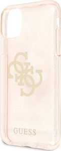 Guess Guess GUHCN61PCUGL4GGO iPhone 11 6,1" złoty/gold hard case Glitter 4G Big Logo 6