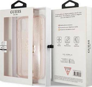 Guess Guess GUHCN61PCUGL4GGO iPhone 11 6,1" złoty/gold hard case Glitter 4G Big Logo 8