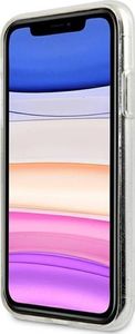 Guess Guess GUHCN61PCUGL4GTR iPhone 11 6,1" transparent hard case Glitter 4G Big Logo 5