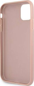 Guess Guess GUHCN61SA4GGPI iPhone 11 6,1" różowy/pink hardcase Saffiano 4G Metal Logo 7