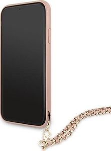 Guess Guess GUHCN61SASGPI iPhone 11 6,1" różowy/pink hardcase Saffiano Chain 5