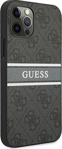 Guess Guess GUHCP12L4GDGR iPhone 12 Pro Max 6,7" szary/grey hardcase 4G Stripe 4