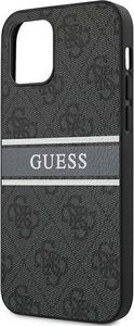 Guess Guess GUHCP12L4GDGR iPhone 12 Pro Max 6,7" szary/grey hardcase 4G Stripe 6
