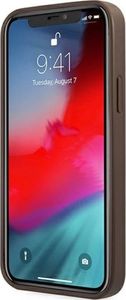 Guess Guess GUHCP12L4GMGBR iPhone 12 Pro Max 6,7" brązowy/brown hardcase 4G Big Metal Logo 5