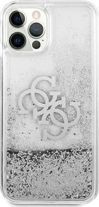 Guess Guess GUHCP12LLG4GSI iPhone 12 Pro Max 6,7" srebrny/silver hardcase 4G Big Liquid Glitter 3