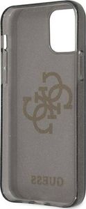 Guess Guess GUHCP12LPCUGL4GBK iPhone 12 Pro Max 6,7" czarny/black hard case Glitter 4G Big Logo 7