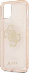 Guess Guess GUHCP12LPCUGL4GGO iPhone 12 Pro Max 6,7" złoty/gold hard case Glitter 4G Big Logo 6