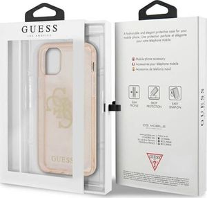 Guess Guess GUHCP12LPCUGL4GGO iPhone 12 Pro Max 6,7" złoty/gold hard case Glitter 4G Big Logo 8
