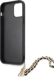 Guess Guess GUHCP12LSASGBK iPhone 12 Pro Max 6,7" czarny/black hardcase Saffiano Chain 7