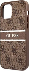 Guess Guess GUHCP12M4GDBR iPhone 12/12 Pro 6,1" brązowy/brown hardcase 4G Stripe 6
