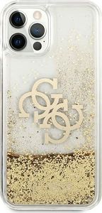 Guess Guess GUHCP12MLG4GGO iPhone 12/12 Pro 6,1" złoty/gold hardcase 4G Big Liquid Glitter 3