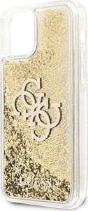 Guess Guess GUHCP12MLG4GGO iPhone 12/12 Pro 6,1" złoty/gold hardcase 4G Big Liquid Glitter 6