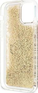 Guess Guess GUHCP12MLG4GGO iPhone 12/12 Pro 6,1" złoty/gold hardcase 4G Big Liquid Glitter 7