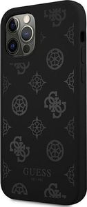 Guess Guess GUHCP12MLSPEBK iPhone 12/12 Pro 6,1" czarny/black hard case Peony Collection 2