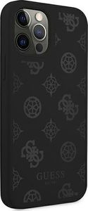 Guess Guess GUHCP12MLSPEBK iPhone 12/12 Pro 6,1" czarny/black hard case Peony Collection 4