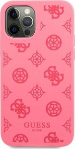Guess Guess GUHCP12MLSPEFU iPhone 12/12 Pro 6,1" fuksja/fushia hard case Peony Collection 3