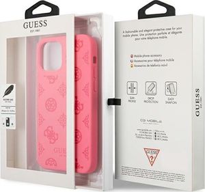Guess Guess GUHCP12MLSPEFU iPhone 12/12 Pro 6,1" fuksja/fushia hard case Peony Collection 8
