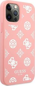 Guess Guess GUHCP12MLSPEWPI iPhone 12/12 Pro 6,1" różowy/pink hard case Peony Collection 4