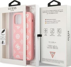 Guess Guess GUHCP12MLSPEWPI iPhone 12/12 Pro 6,1" różowy/pink hard case Peony Collection 8