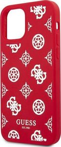 Guess Guess GUHCP12MLSPEWRE iPhone 12/12 Pro 6,1" czerwony/red hard case Peony Collection 6