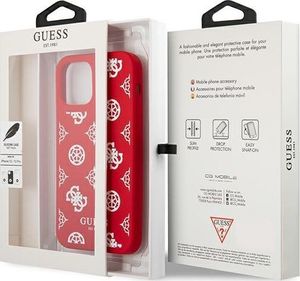 Guess Guess GUHCP12MLSPEWRE iPhone 12/12 Pro 6,1" czerwony/red hard case Peony Collection 8