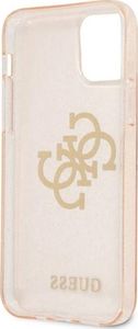 Guess Guess GUHCP12MPCUGL4GGO iPhone 12/12 Pro 6,1" złoty/gold hard case Glitter 4G Big Logo 7