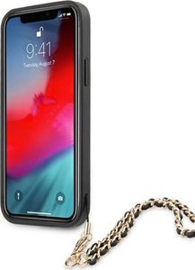 Guess Guess GUHCP12MSASGBK iPhone 12/12 Pro 6,1" czarny/black hardcase Saffiano Chain 5