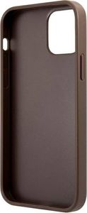 Guess Guess GUHCP12S4GDBR iPhone 12 mini 5,4" brązowy/brown hardcase 4G Stripe 7