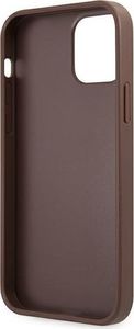 Guess Guess GUHCP12S4GMGBR iPhone 12 mini 5,4" brązowy/brown hardcase 4G Big Metal Logo 7
