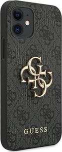 Guess Guess GUHCP12S4GMGGR iPhone 12 mini 5,4" szary/grey hardcase 4G Big Metal Logo 5