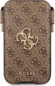 Guess Guess Torebka na telefon GUHCP12M4GPSBR 6,1" brązowy/brown 4G Metal Logo 2