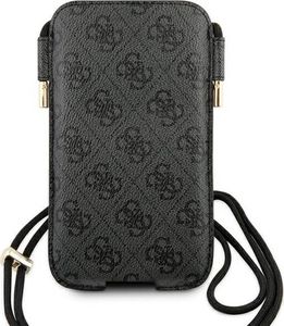 Guess Guess Torebka na telefon GUHCP12M4GPSGR 6,1" szary/grey 4G Metal Logo 3