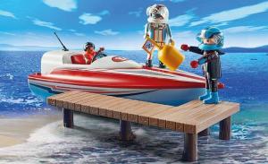 Playmobil Motorówka z Silnikiem Podwodnym (70744) 2