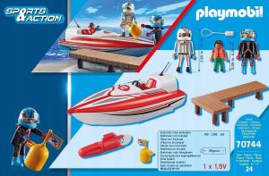 Playmobil Motorówka z Silnikiem Podwodnym (70744) 4